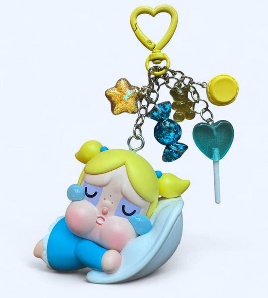 CRYBABY × Powerpuff Girls Bubbles - diy keychain